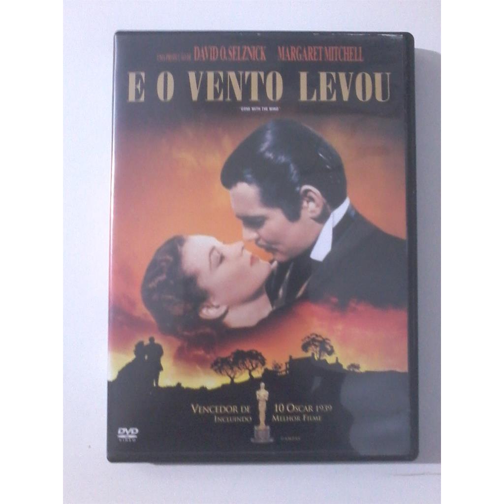 DVD E o Vento Levou - Vivien Leigh, Clark Gable, Leslie Howard direção Victor Fleming, George Cukor, Sam Wood