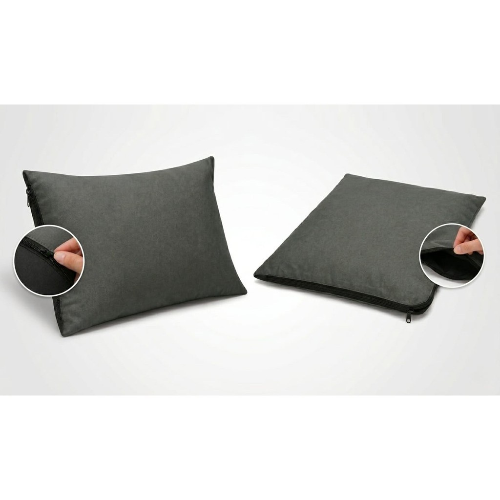 Kit Travesseiro 40x30 Capa e refil + Capa Com Zíper Ideal para Poltrona, Maca, Cama, sofá, Estética