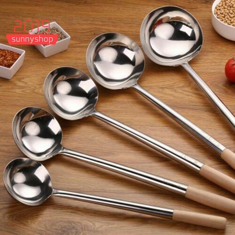 [Bestseller S] Concha De Sopa Com Cabo Longo Utensílios De Cozinha Colher Wok Ferramenta A