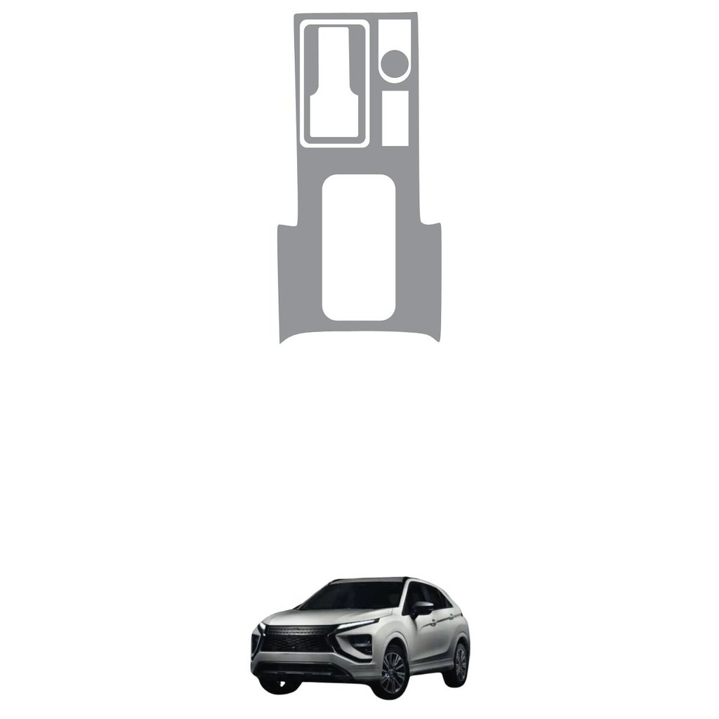 Película PPF Proteção Kit Console Central Mitsubishi Eclipse Cross HPE 2025 Transparente TPU Anti Risco
