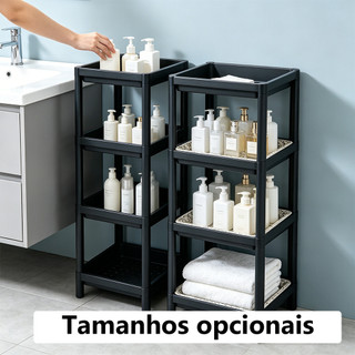 Estante Organizadora 4 Prateleiras - p/ Cozinha Banheiro Quarto - Escolha Tam. Grande ou …