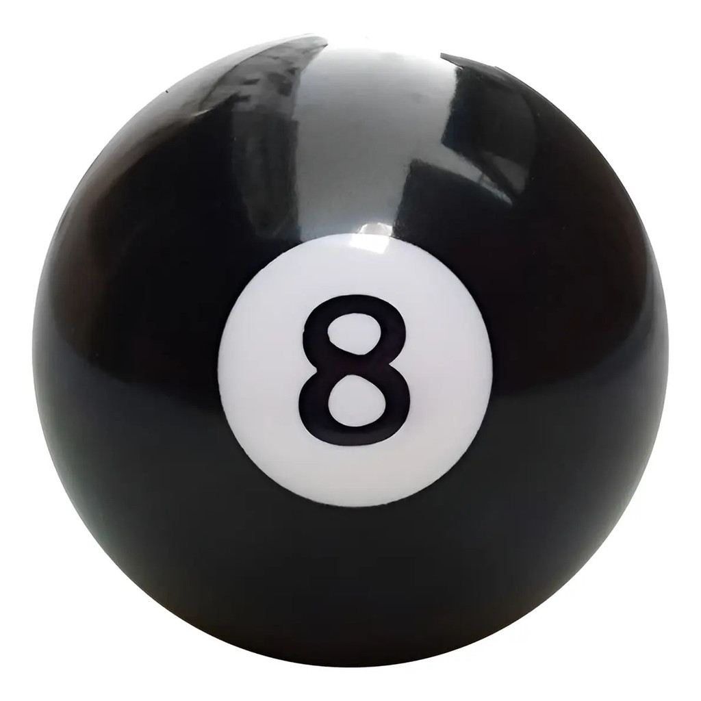 Bola Cambio Numero 8 Numerada Bilhar Sinuca Manopla Snooker 50mm Nova