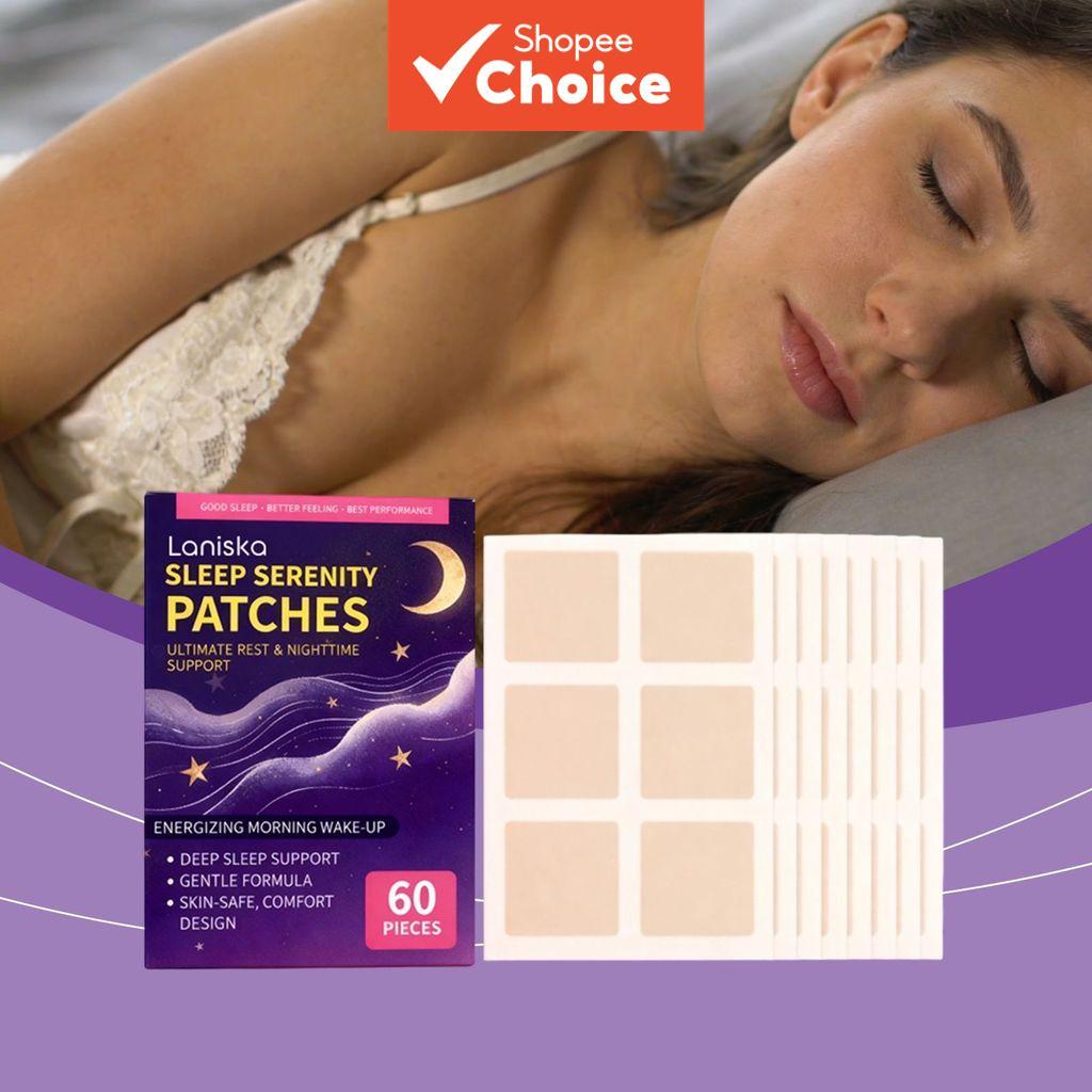 60 adesivos de cuidado noturno com óleo mineral e cera de abelha – suporte contínuo por 8 a 10 horas – design compacto
