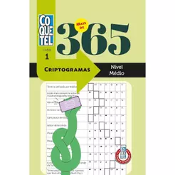 Livro Coquetel | Mais de 365 Criptogramas | Livro 1