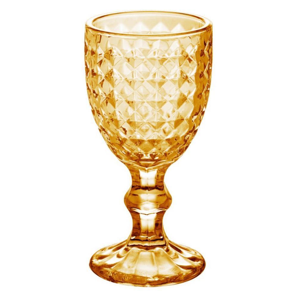 Taça de Licor de Vidro Âmbar Bico de Abacaxi 65Ml Coliseu