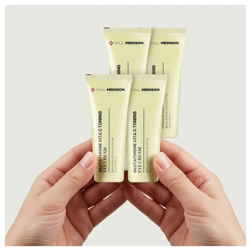 [paul medison] Creme Para Os Olhos Glutationa Vita C , 20ml , 1 Unidade/Coreano/Fórmula Iluminadora Da BTFKOR
