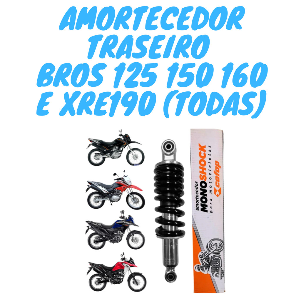 Amortecedor Suspensão Prolink Traseiro Central NXR Bros 125 150 160 Xre 190 de 2004 até 2025 Original Cofap