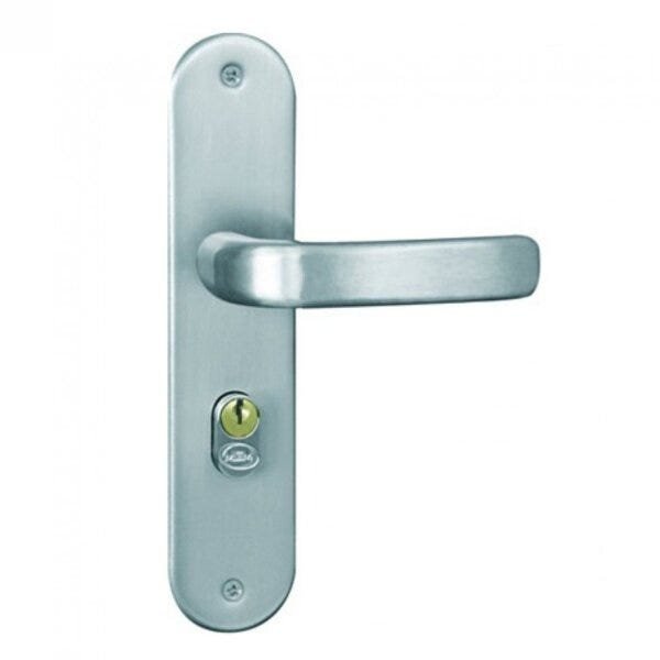 Fechadura Externa Espelho Aço 40mm MGM Stilo Alumínio Externa