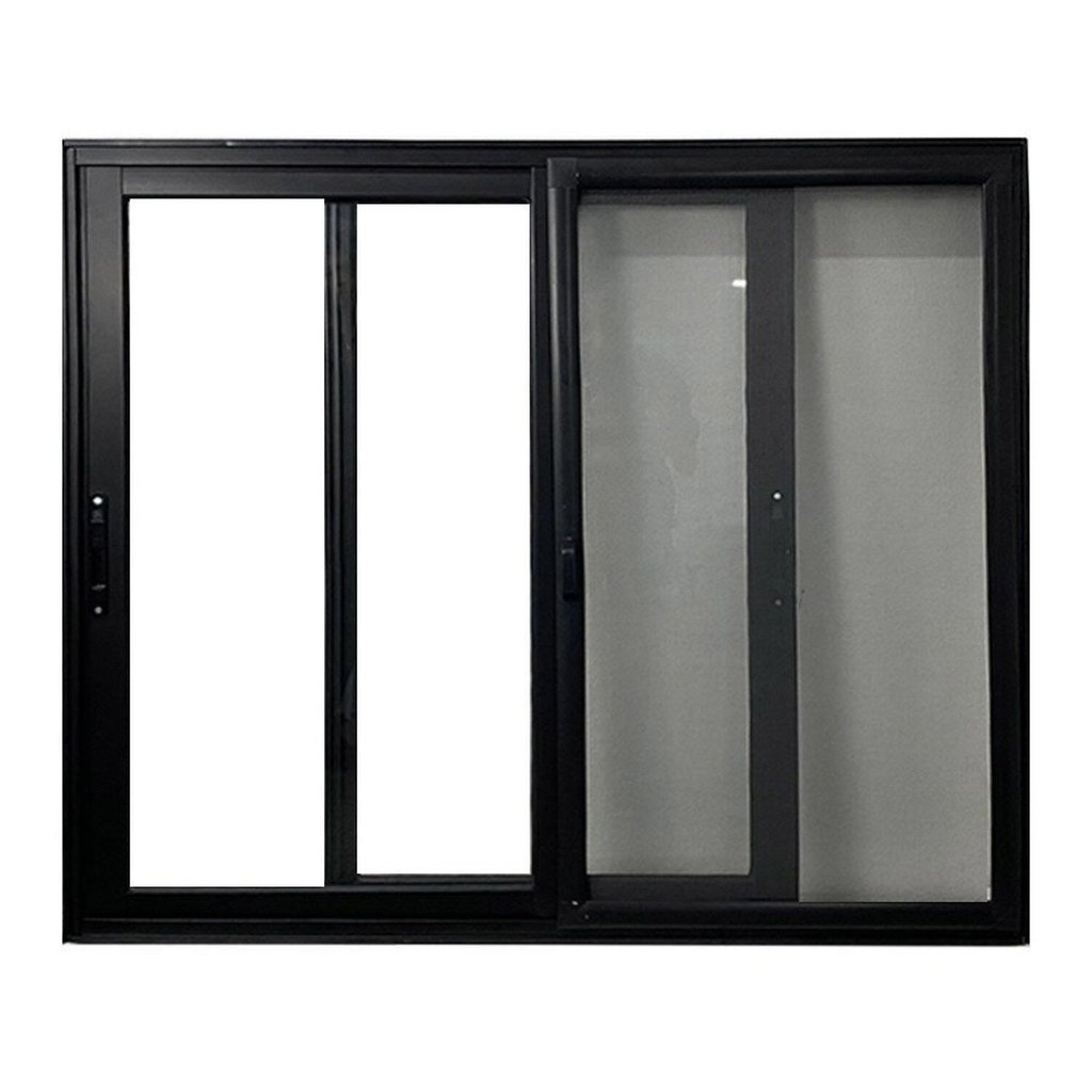 Janela Vitro 2 Folhas Móveis com Tela Mosqueteira Alumínio 120x150cm Linha 25