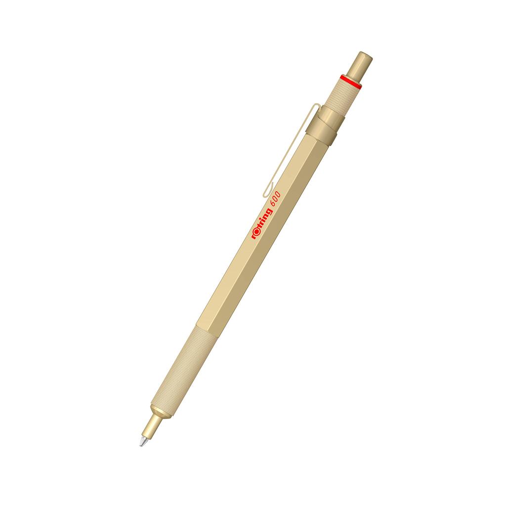 ROTRING Rotring 600 Oil-Based Ballpoint Pen M Medium Point Knock Mechanism Luxury Brand Gift Gold 2183911 Japan Authenti
