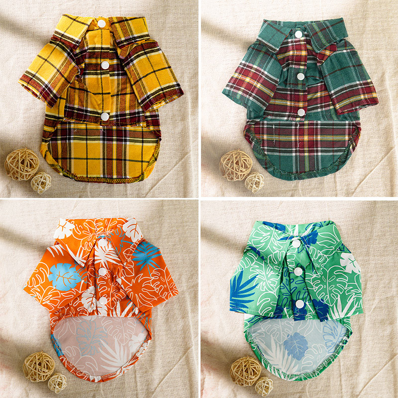 Roupas para cães primavera verão camisa fina para gato Teddy Bichon Poodle cachorro pequeno animal de estimação verão ca