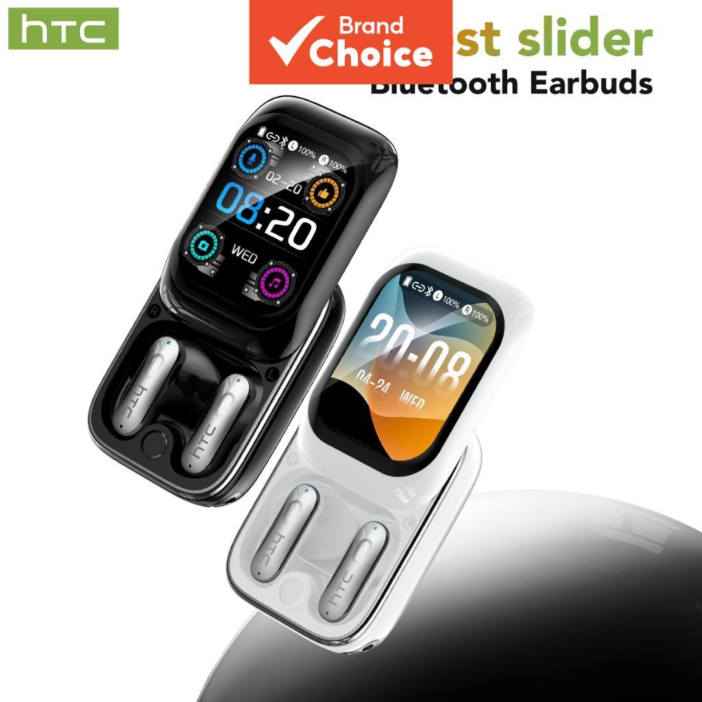 Fones de Ouvido Bluetooth Sem Fio HTC NE48 V6.0, Fones de Tradução por IA, Tela de Toque Inteligente, Bateria de 48H,