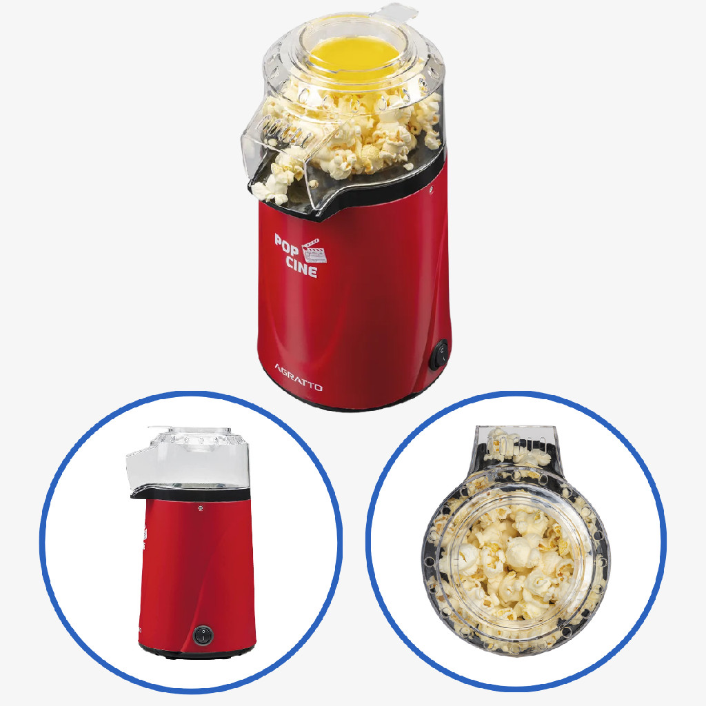 Pipoqueira Elétrica Agratto Pop Cine Vermelho 1200w 127V Vermelho