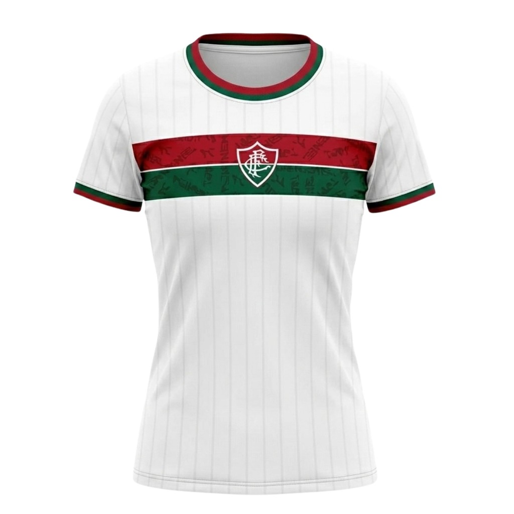 Camisa Feminina Oficial Fluminense Stencil