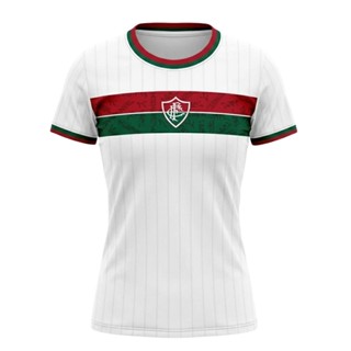 Camisa Feminina Oficial Fluminense Stencil em Oferta na Shopee