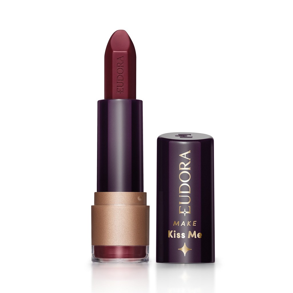 Eudora Make Kiss Me Batom Matte Vinho Cabernet 3,7g