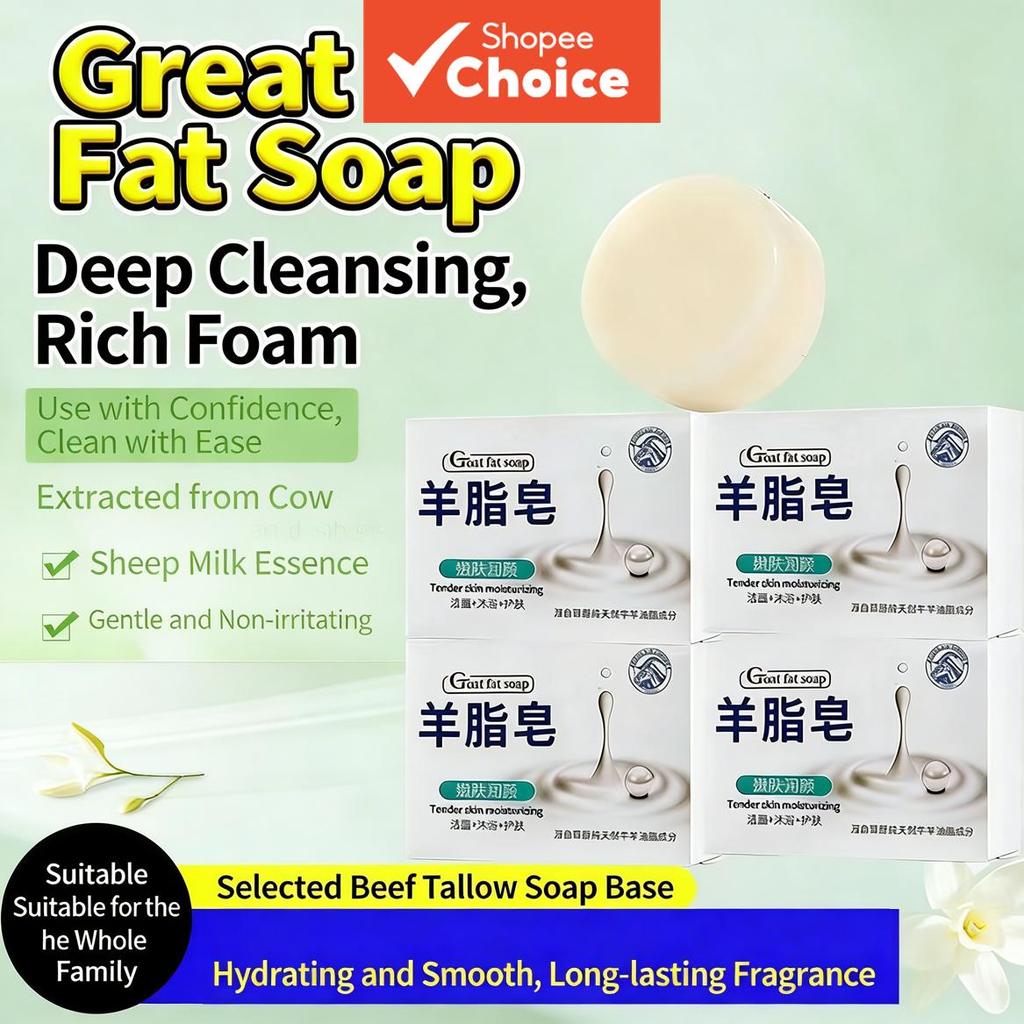  Compre 3 e Ganhe 2 Sabonetes de Banha de Gado Grass-Fed – Limpe, Nutre, Hidrate – Oferta de Inverno