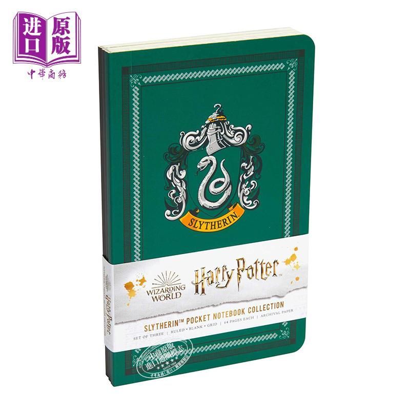 Caderno Harry Potter Sonserina Inglês Original Harry Potter Sonserina Caderno Livro