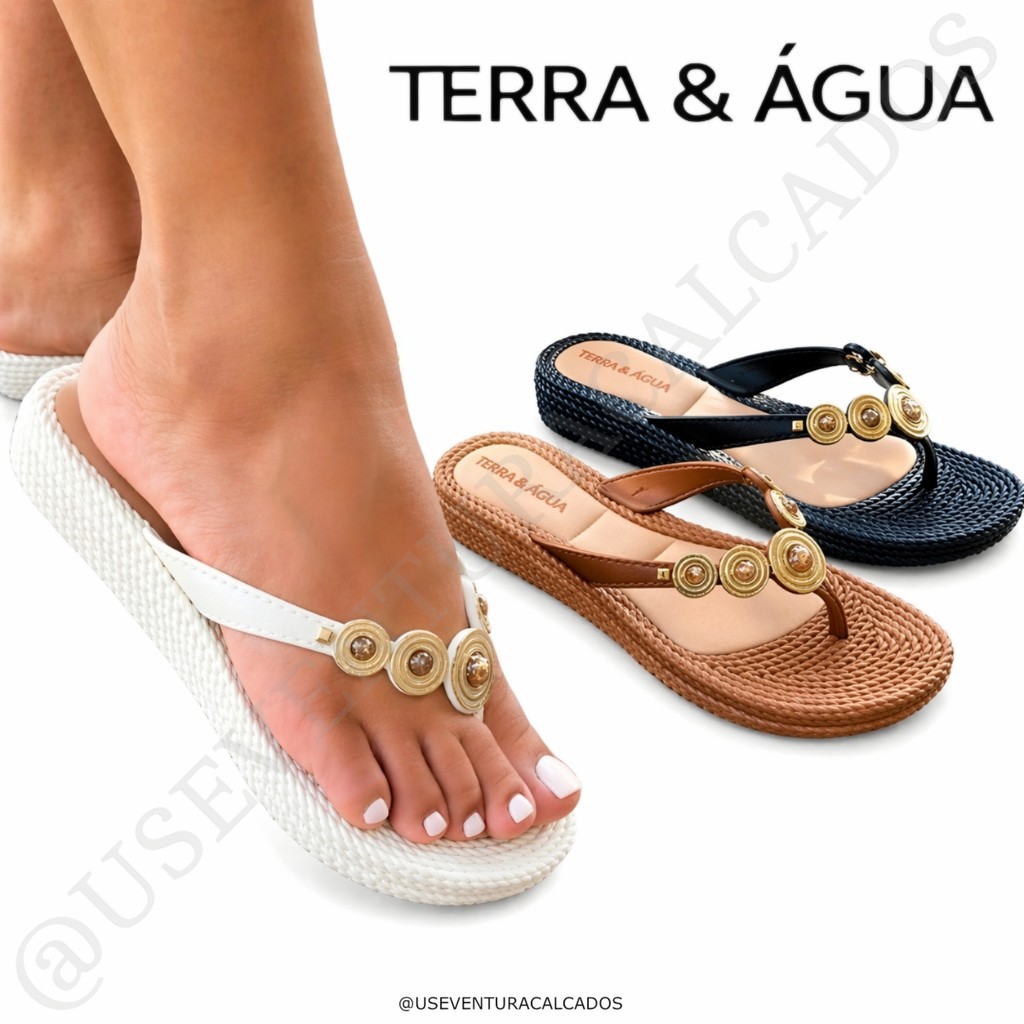 CHINELO FEMININO ORTOPEDICO TERRA E AGUA CONFORTO ORIGINAL