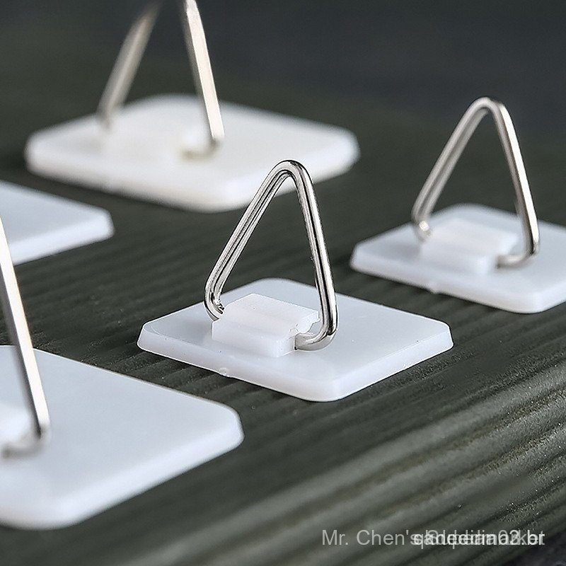 # BR 5PCS Suportes De Placa Adesiva Invisível Verticais Portáteis Para Pendurar Pratos De Parede Decoração De Arte Domés