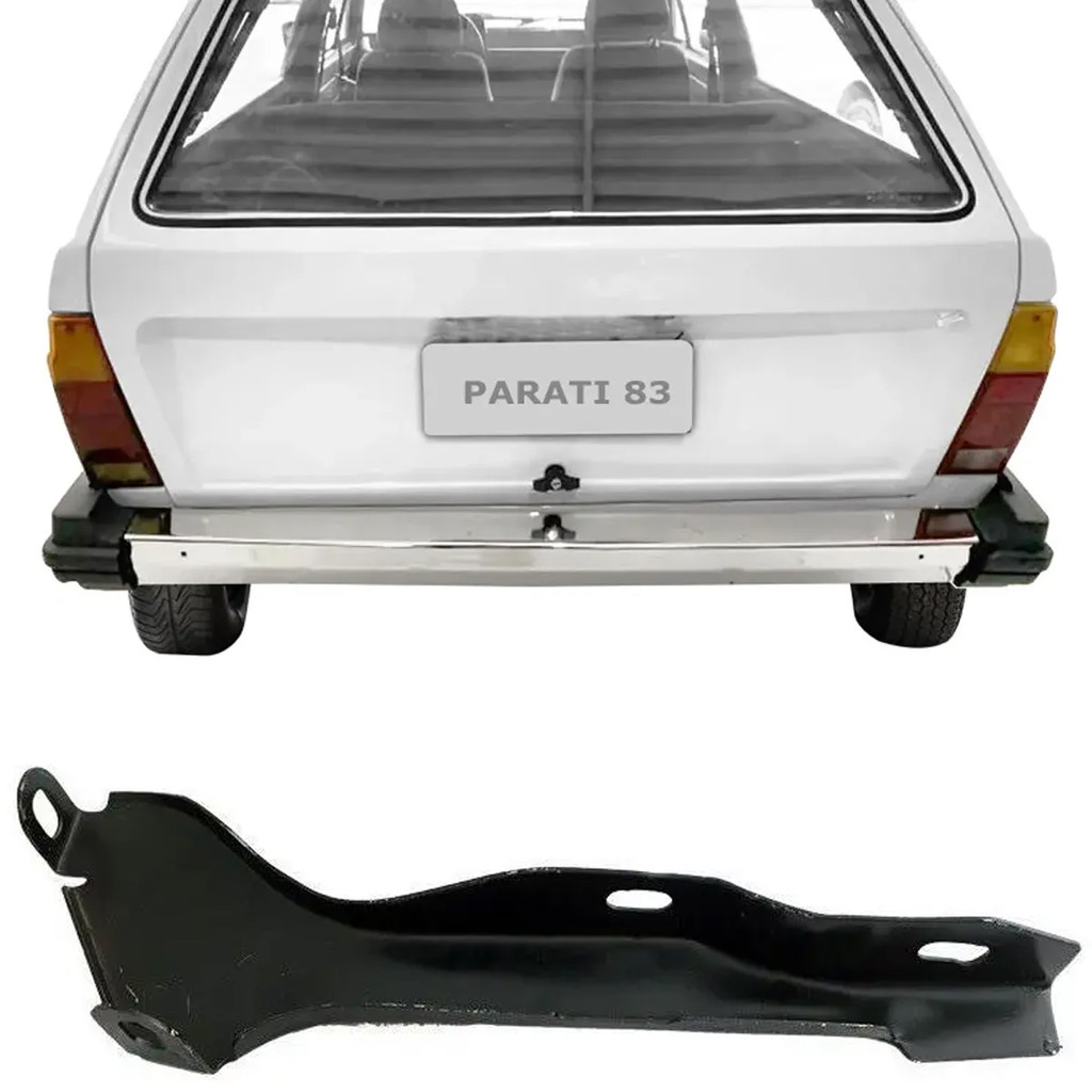 Suporte Parachoque Traseiro Parati 81 82 83 84 85 86 Preto