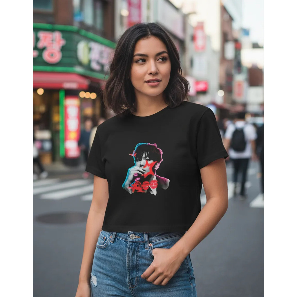 Cropped Bts Feminino Kpop Grupo Idol Fashion Premium