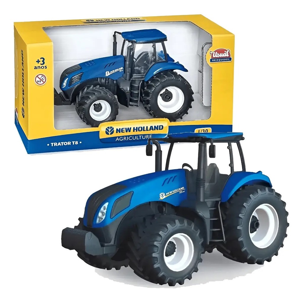 Trator Miniatura New Holland T8 Agricola