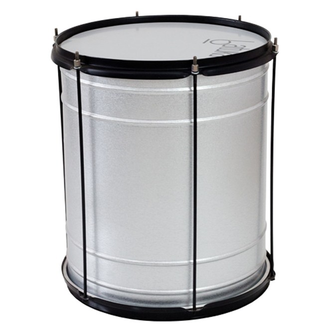 SURDO LUEN 45X20 ALUMISTEEL 10 AFIN ARO CHP PRETO PELE LEITOSA BATUKA