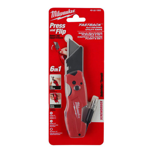 Estilete Fastback 6 Em 1 Encaixe Bits 48-22-1505 Milwaukee