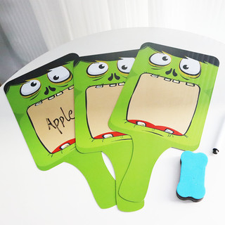 Quadro branco portátil placa de resposta inglês sala de aula resposta interativa dupla face apagável crianças jogo de al