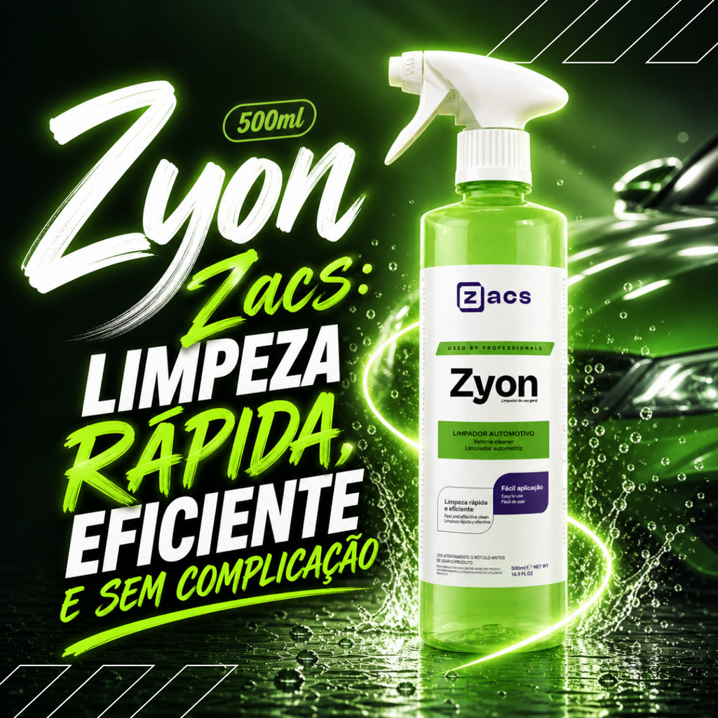 Zyon Multilimpador Apc Automotivo Interno Painel Plástico
