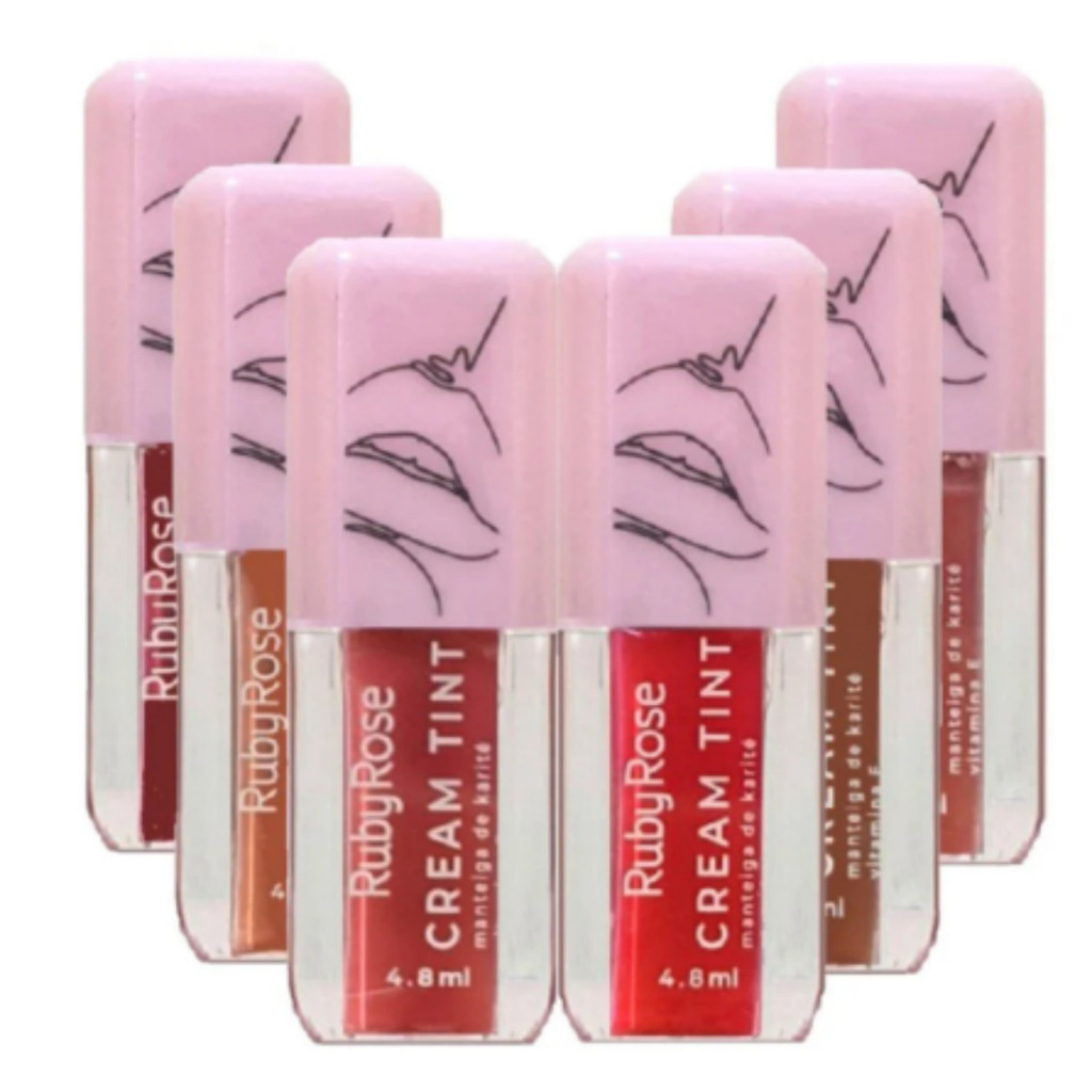 Cream Tint 2x1 Batom e Sombra - Ruby Rose Hot Sale-HB8233