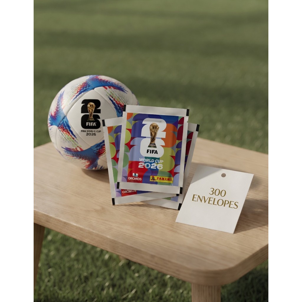 300 Envelopes de Figurinha da  Copa do Mundo 2026