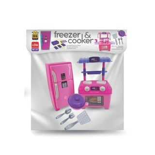 Brinquedo Educativo Infantil Cozinha Freezer Criatividade Aprendizado Diversao Colorido