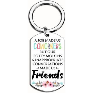 Chaveiros Engraçados para Mulheres, Presentes de Amizade no Trabalho, Chaveiro para Melhor Amiga, Chaveiro de Amizade pa