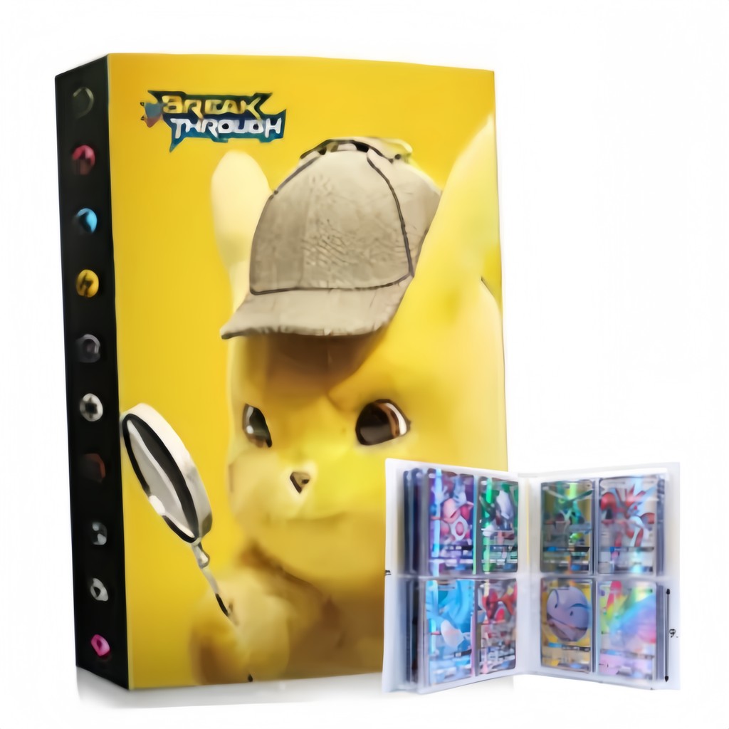 Álbum Pokémon TCG Pikachu Gengar Charizard - Porta Cartas para 240/400/540 Cartas - Design Exclusivo