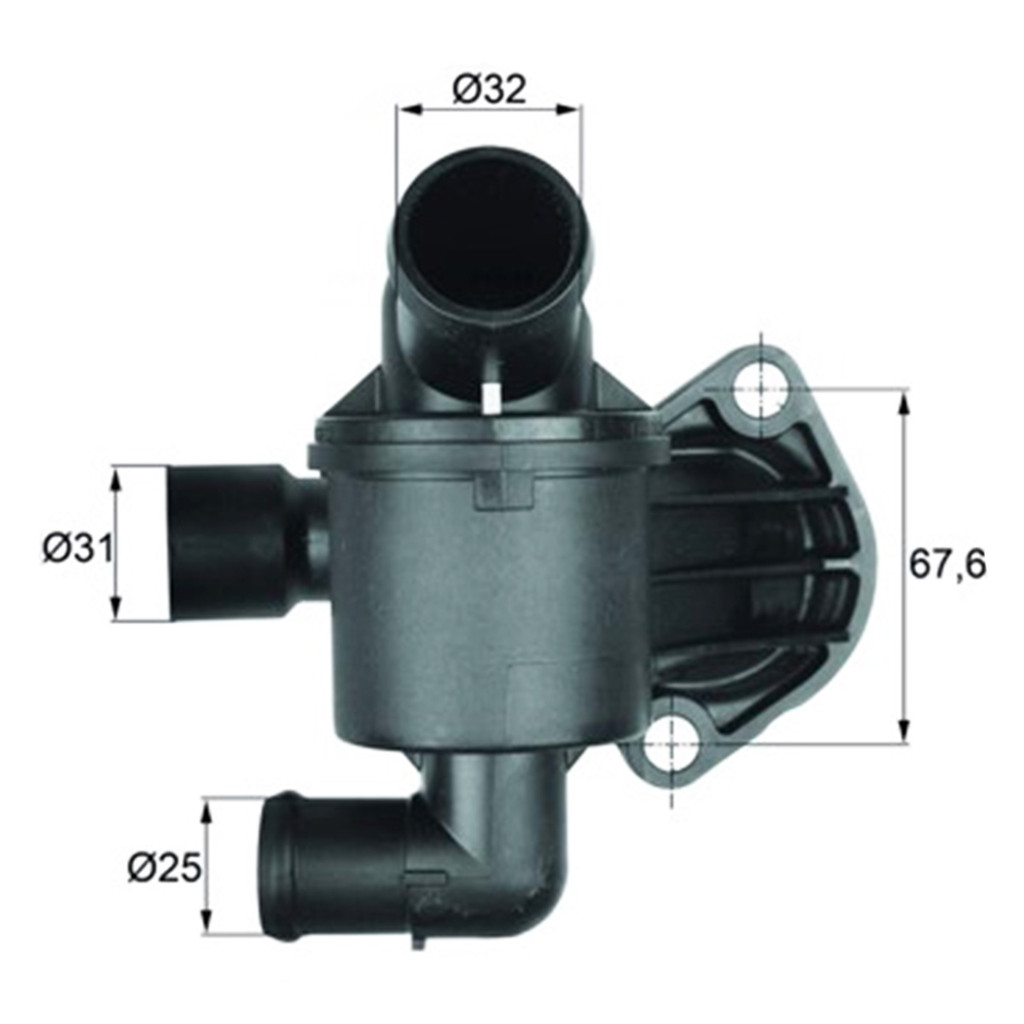 VALVULA TERMOSTATICA VW AMAROK 2.0 16V TURBO / BI-TURBO 2010 A 2023