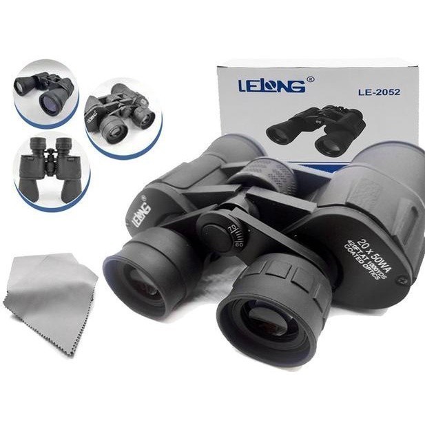 Binóculo 20x50 LE2052 Longo Alcance Alta Nitidez – Lelong