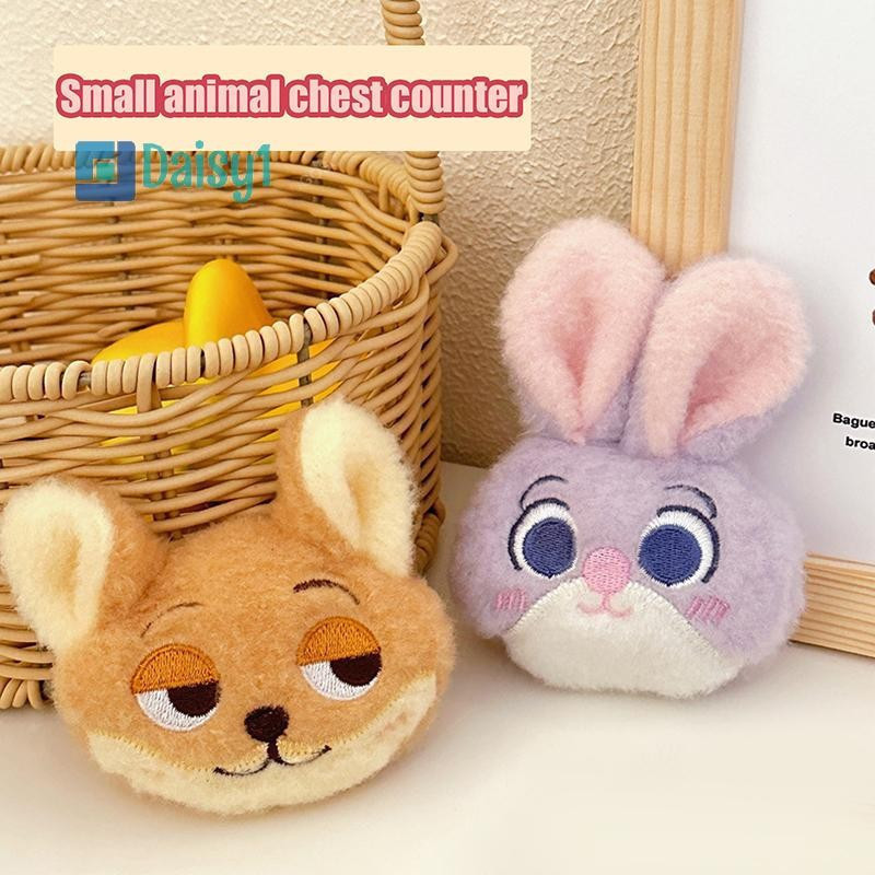 Mary1 Zootopia Chaveiro De Pelúcia Broche De Desenho Animado Coelho Raposa Boneca Macia Pingente Carro Mochila Bolsa Dec
