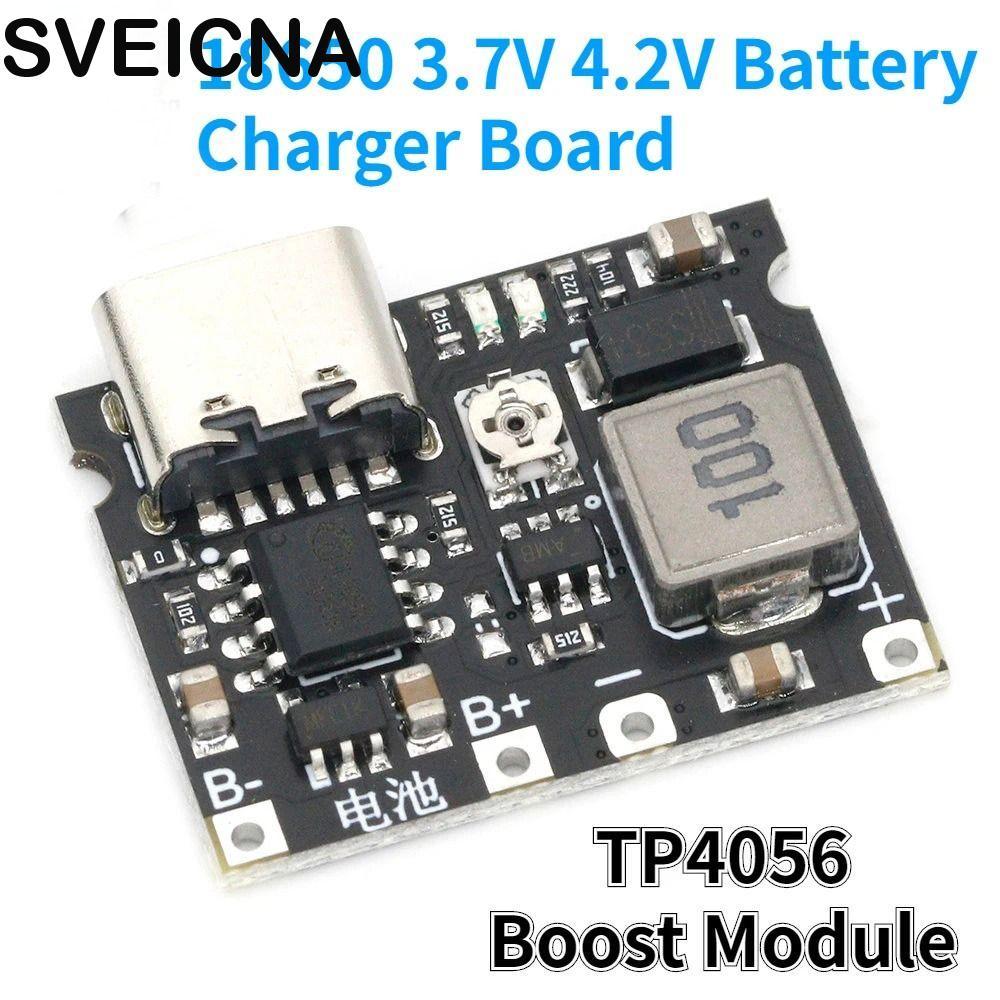 SVEICNA Step up Module Booster TP4056 DC-Board 3.7V 4.2V Placa De Carregador De Bateria