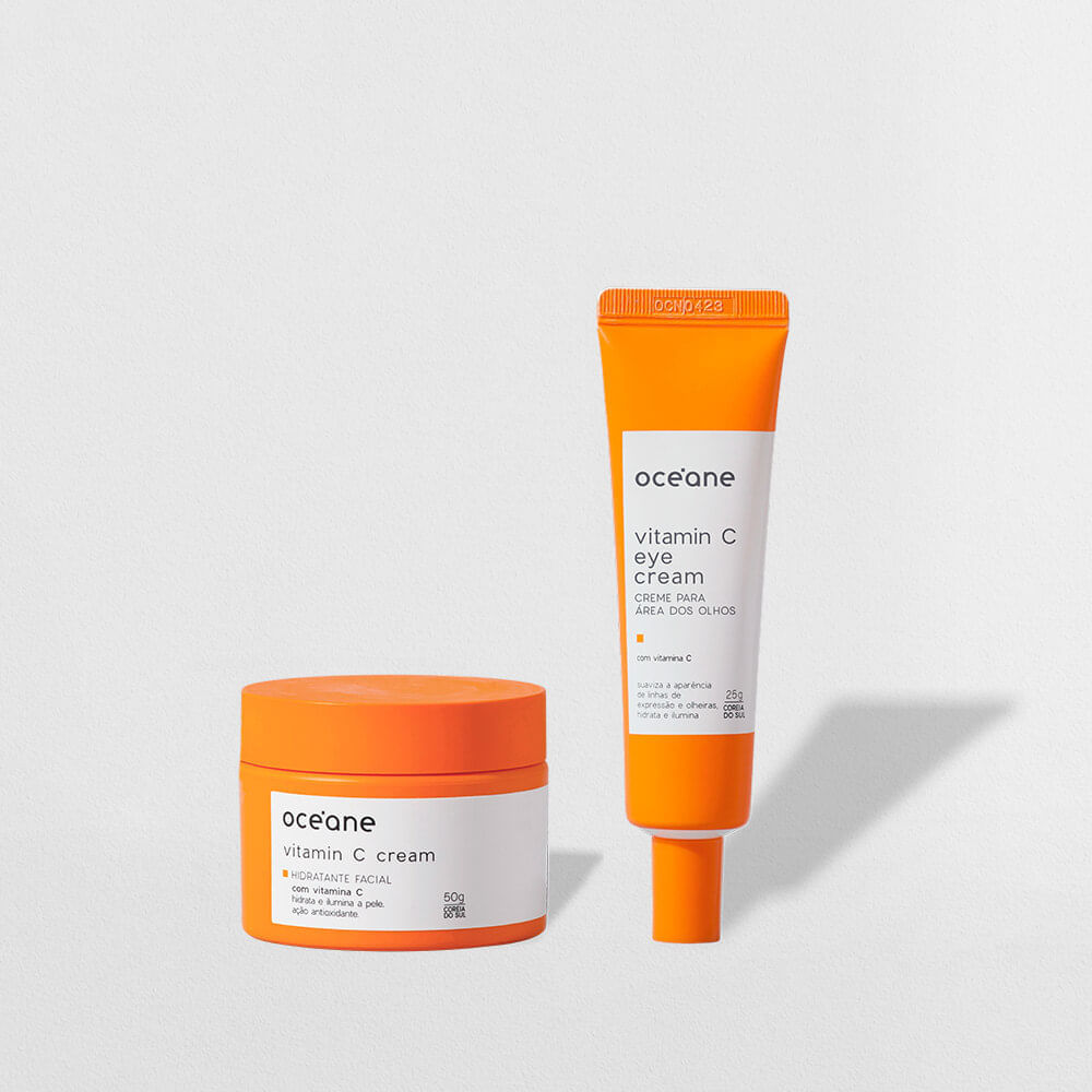 Imagem Kit Hidratação Vitamina C Olhos e Rosto (2 Produtos)