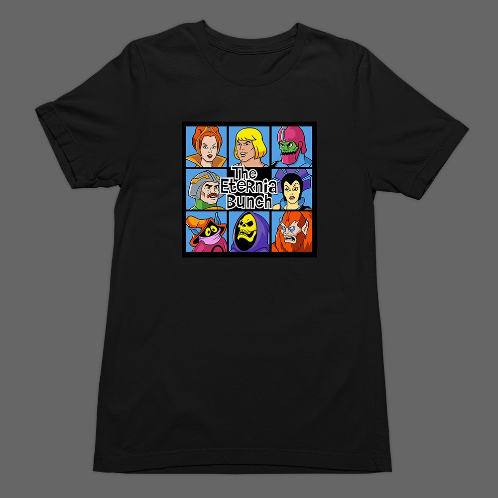 [Camiseta Premium em Algodão Puro]SISI Camiseta T-Shirt He-Man Desenho Personagens The Eternia Bunch Unissex