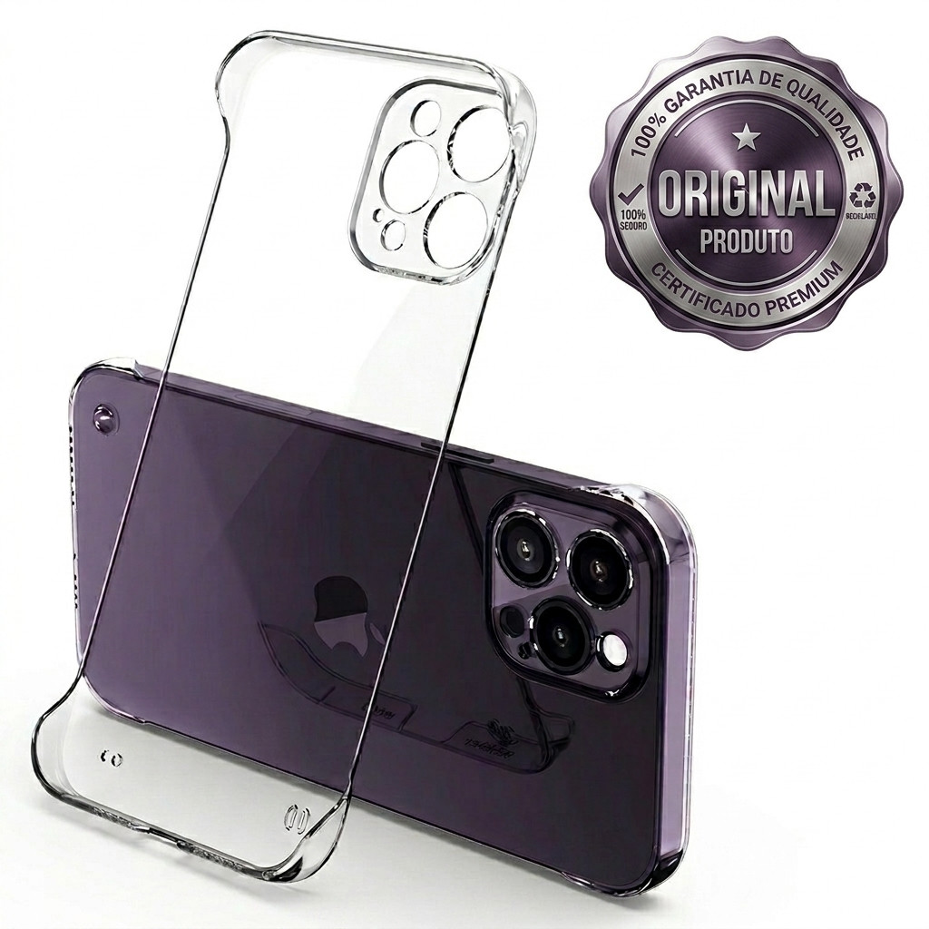 Case Capinha Lançamento Ultra Slim Frameless Para iPhone Air 17 16 15 14 13 12 11 Pro Max