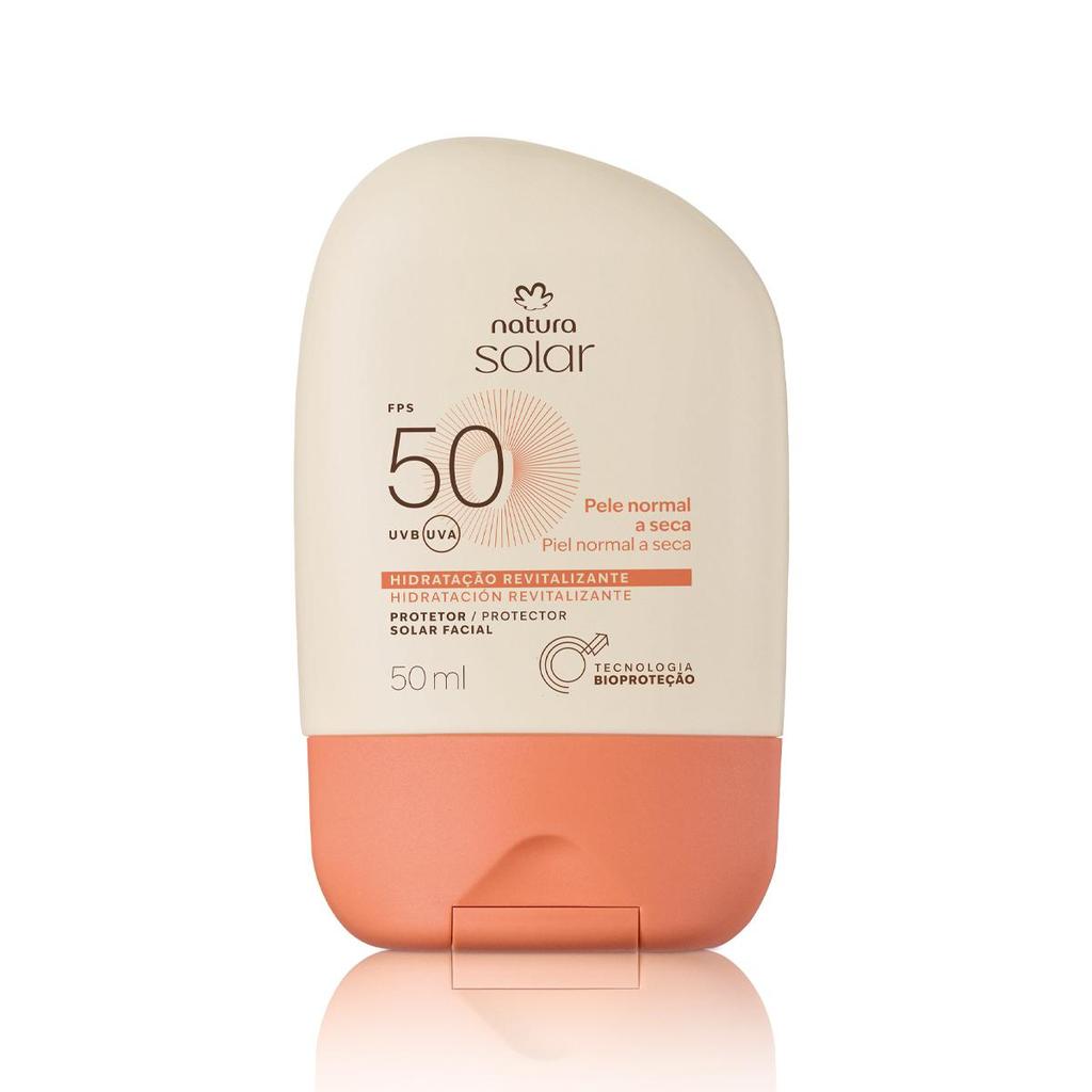 Protetor Solar Natura Facial FPS50 Pele Normal a Seca 50ML