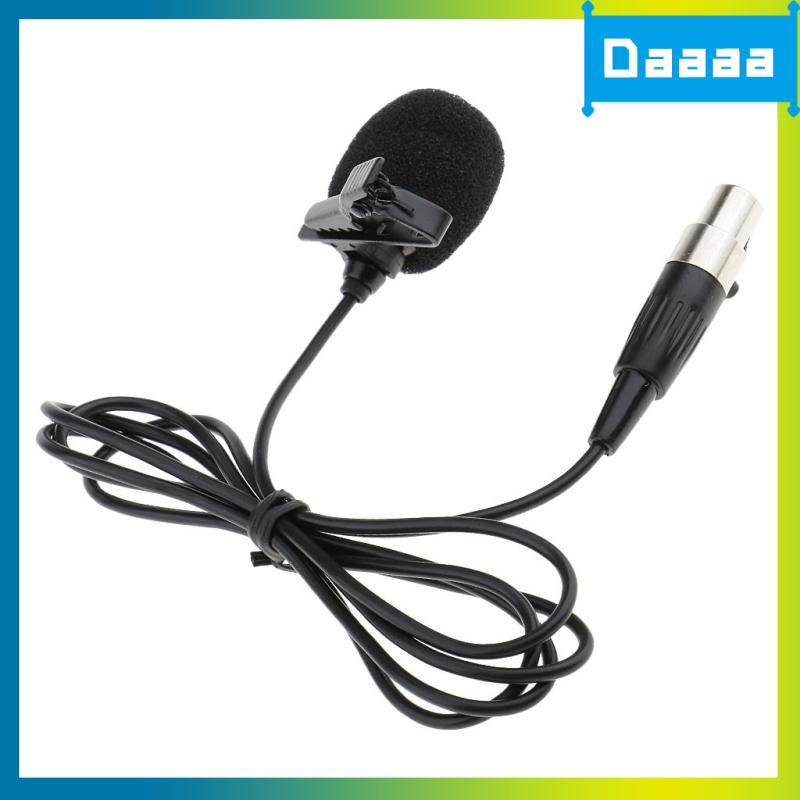 [Zzxitwyq] Microfone De Lapela 3PIN XLR Para Amplificador De Megafones Preto
