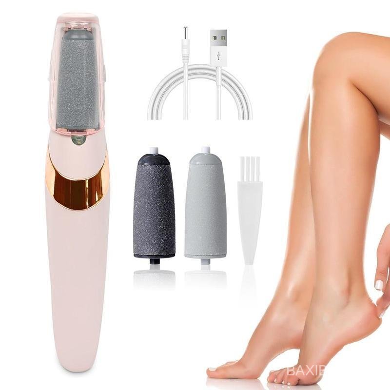 Rechargeable Electric Foot File, 1 Box Portable Foot Grinder, Foot File Tool with Replacement Head, Professional Foot Ca