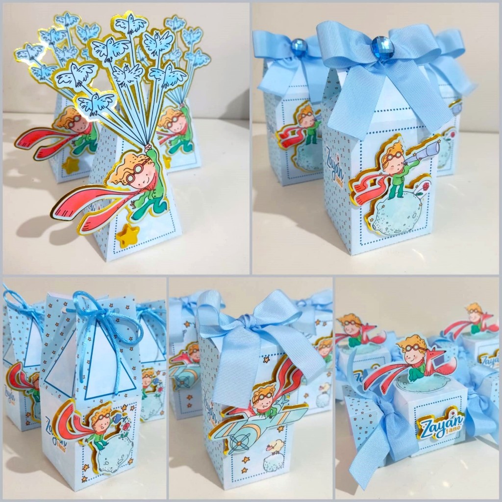 Kit de Caixinha O Pequeno principe Personalizada 3D| Aniversario| Lembrancinha | Festa Infantil