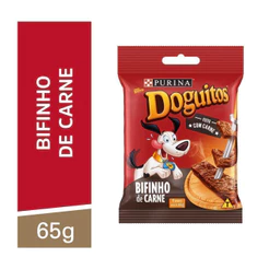 Petisco Doguitos Bifinho de Carne Cães Adultos e Filhotes 65g