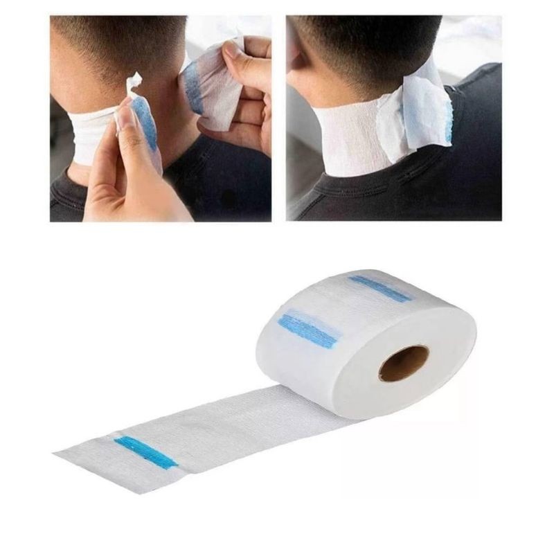 Gola Higiênica 5 Unidades Descartável Protetor Para Pescoço Barbeiro Cabeleireiro Top