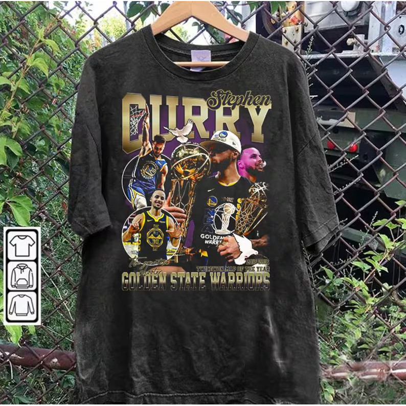 Camiseta Oversized Masculina Feminina Estampa Stephen Curry Golden State Warriors Streetwear, Camiseta de Basquete